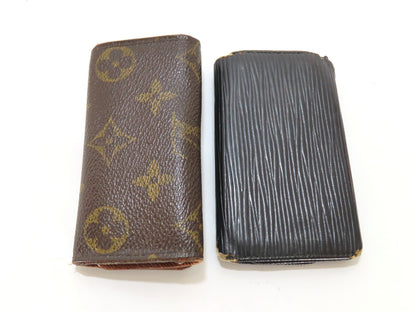 LOUIS VUITTON Monogram Folding Wallet, Key Case, Epi Leather Key Case, Wallet
