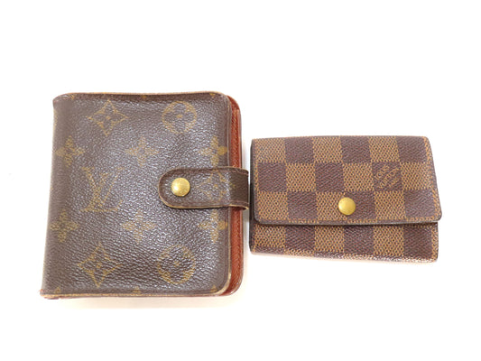 LOUIS VUITTON Monogram Wallet/Damier Key Case Wallet