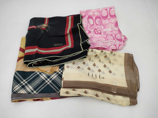 (10463_0059) GUCCI Gucci etc. 4 pieces scarf