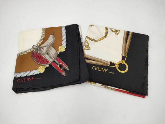 (10462_0189) CELINE 2-piece scarf