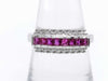 R0.62ct D0.15ct Pt900 6.4g Ring 