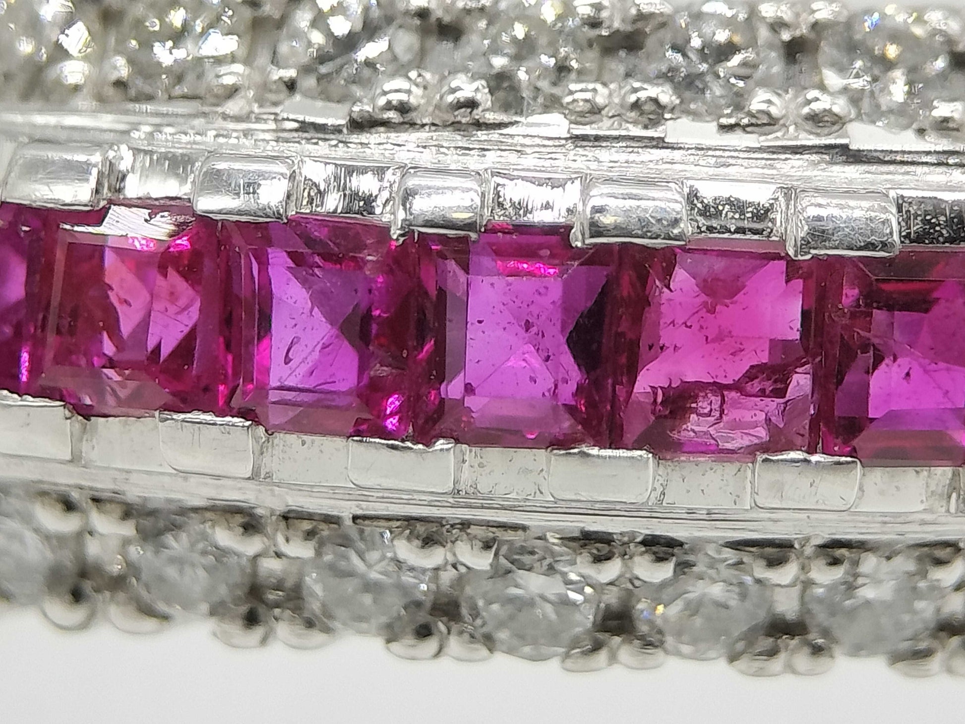 R0.62ct D0.15ct Pt900 6.4g Ring 