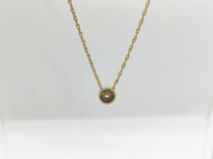 D0.24ct K18 3.6g Necklace 