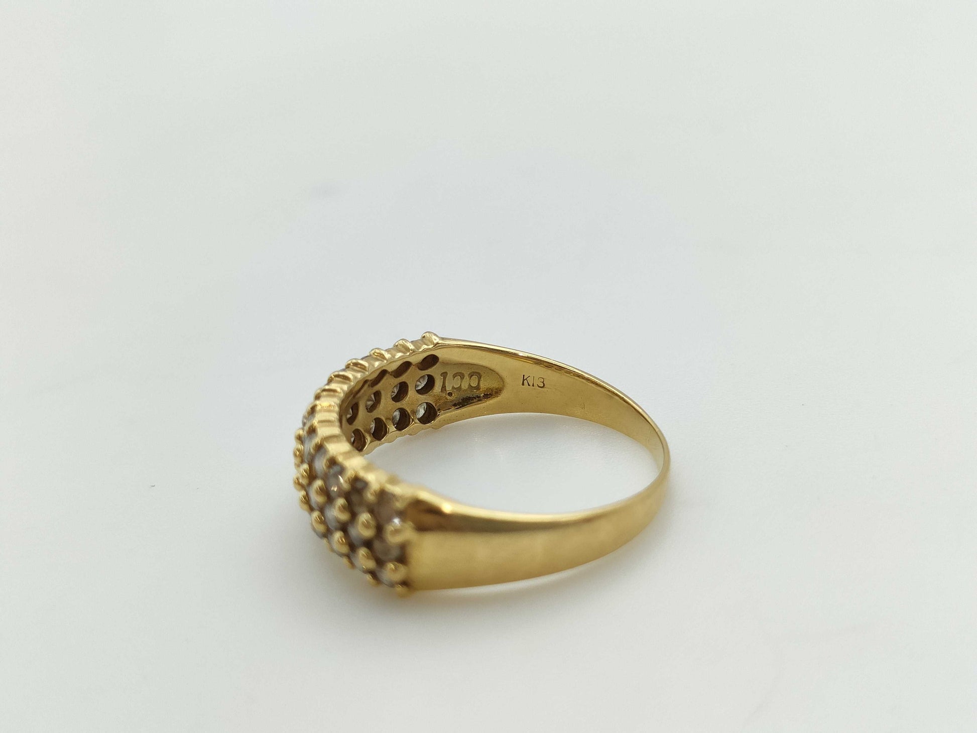 D1.00ct K18 3.7g Ring 