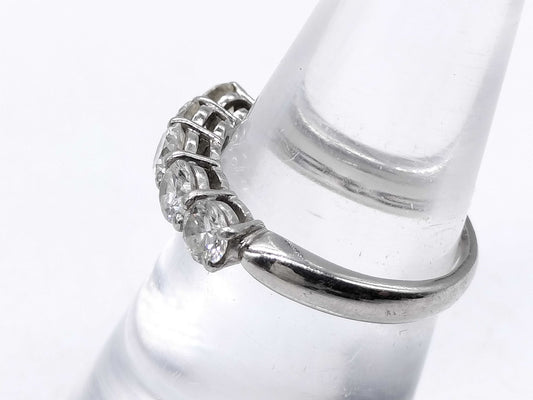 D1.00ct Pt900 4.6g Ring 
