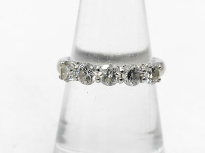 D1.00ct Pt900 4.6g Ring 