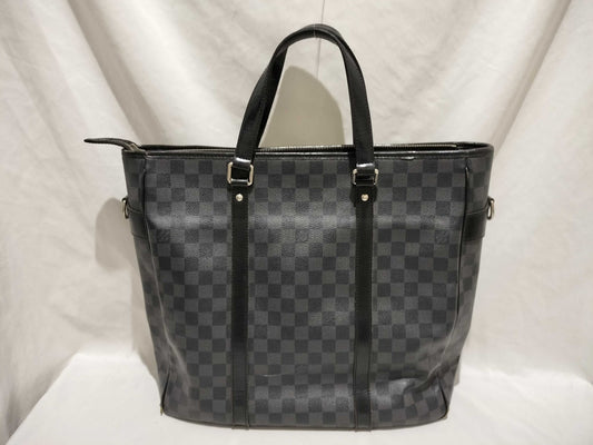 LOUIS VUITTON Damier Graphite Tadao Tote Bag
