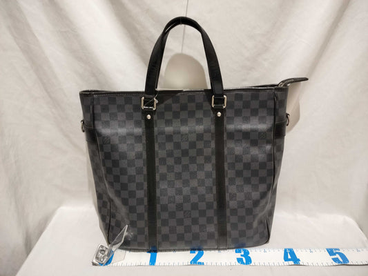 LOUIS VUITTON Damier Graphite Tadao Tote Bag