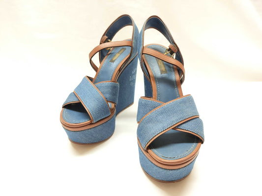 LOUIS VUITTON denim sandals sandals