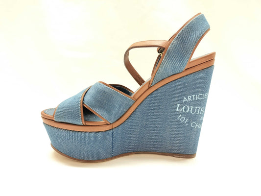 LOUIS VUITTON denim sandals sandals