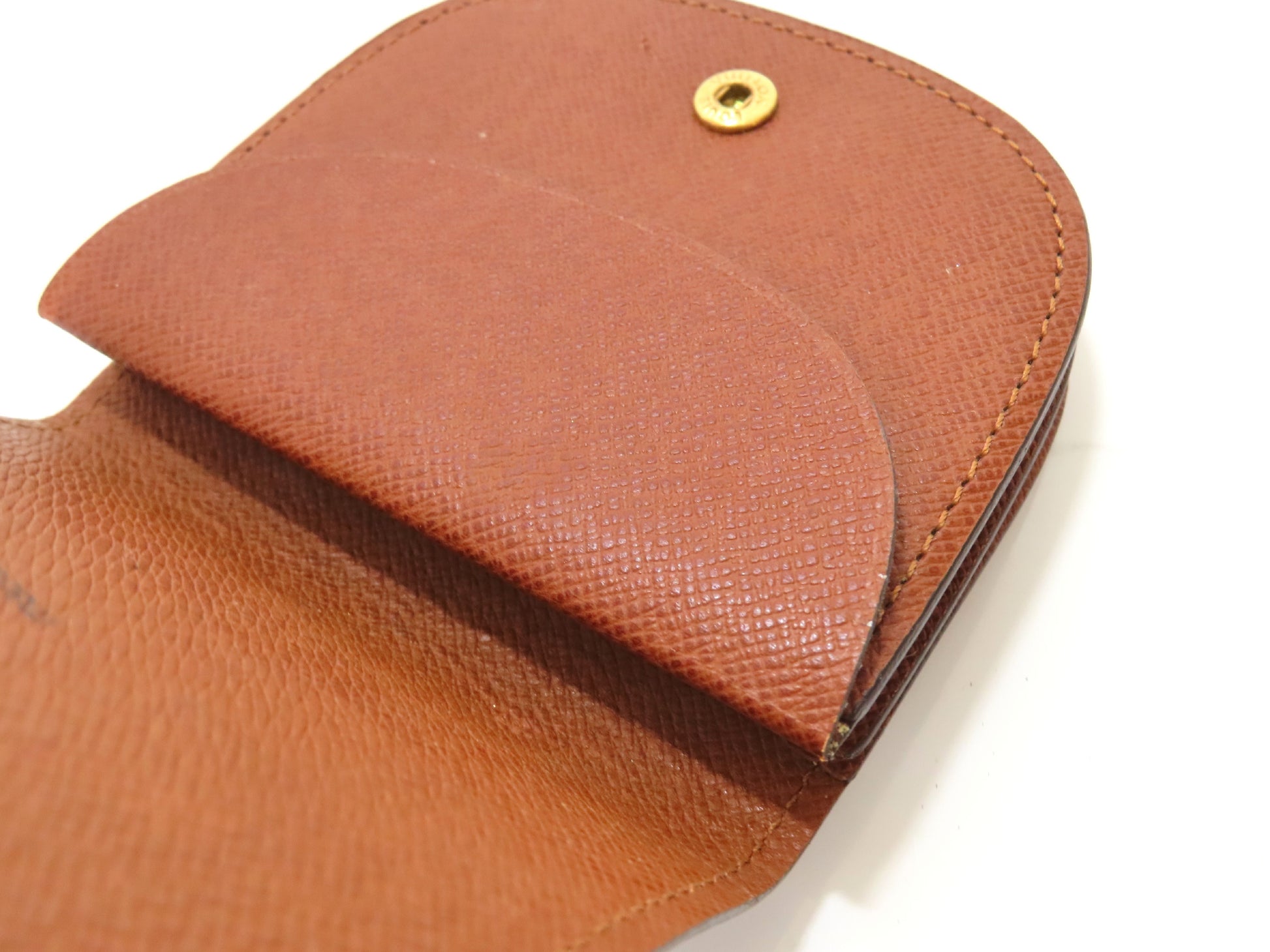 LOUIS VUITTON Monogram Double Hook Coin Purse 