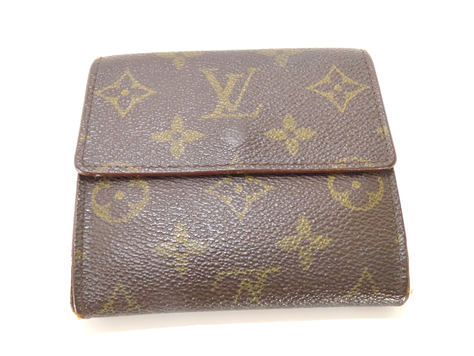LOUIS VUITTON Monogram Double Hook Coin Purse 