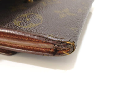 LOUIS VUITTON Monogram Double Hook Coin Purse 