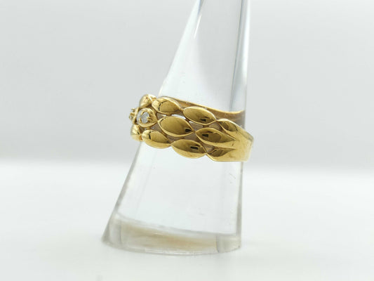 D0.12ct K18 5.4g Ring 