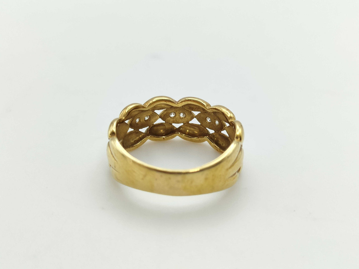 D0.12ct K18 5.4g Ring 