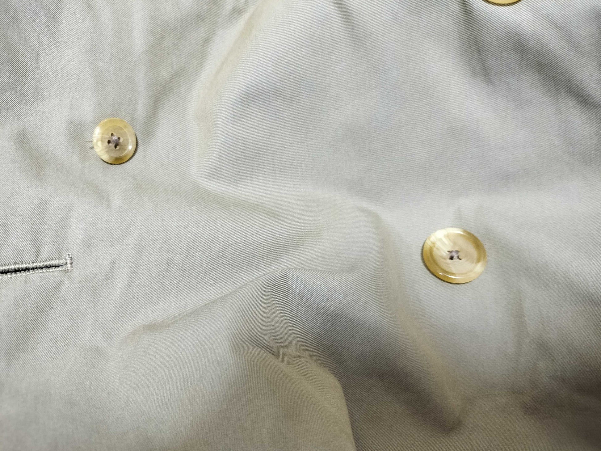 BURBERRY trench coat, stains and signs of wear.