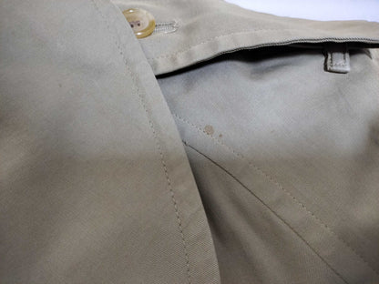 BURBERRY trench coat, stains and signs of wear.