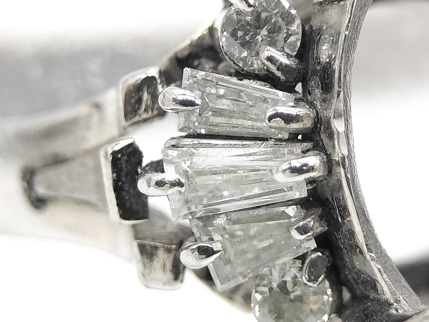 Empty 2.03ct D0.31ct Pm900 5.4g Ring 