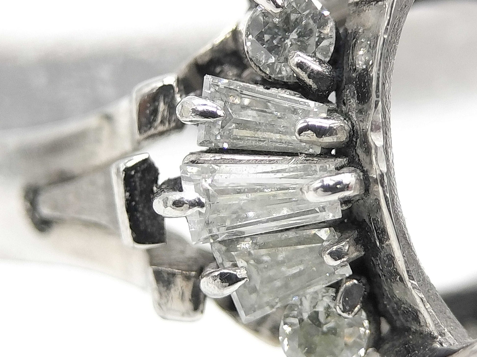 Empty 2.03ct D0.31ct Pm900 5.4g Ring 