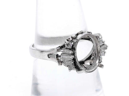 Empty 2.03ct D0.31ct Pm900 5.4g Ring 