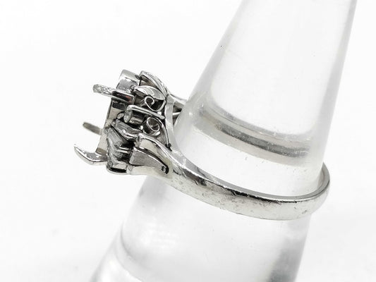 Empty 2.03ct D0.31ct Pm900 5.4g Ring 