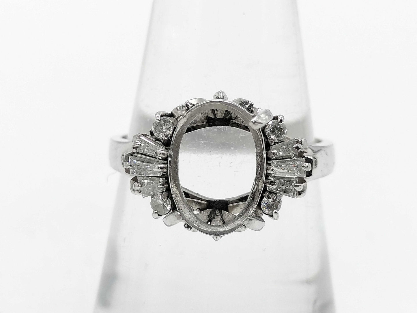 Empty 2.03ct D0.31ct Pm900 5.4g Ring 