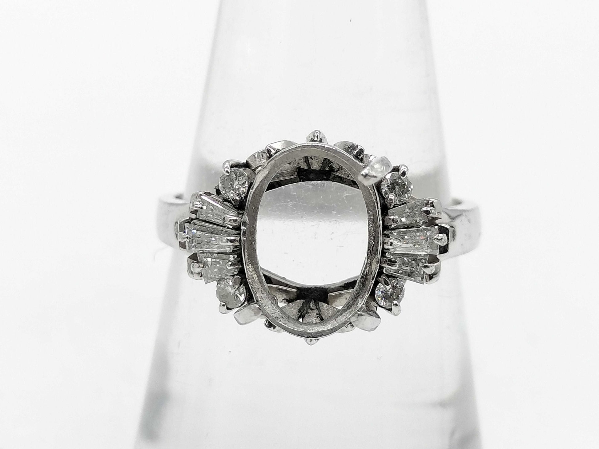 Empty 2.03ct D0.31ct Pm900 5.4g Ring 