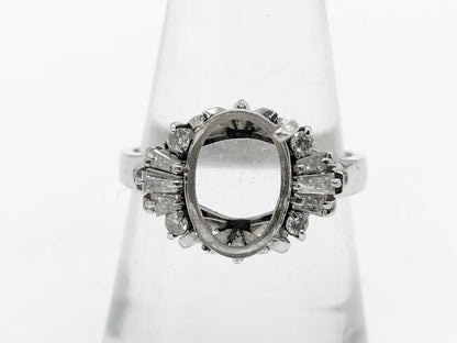 Empty 2.03ct D0.31ct Pm900 5.4g Ring 