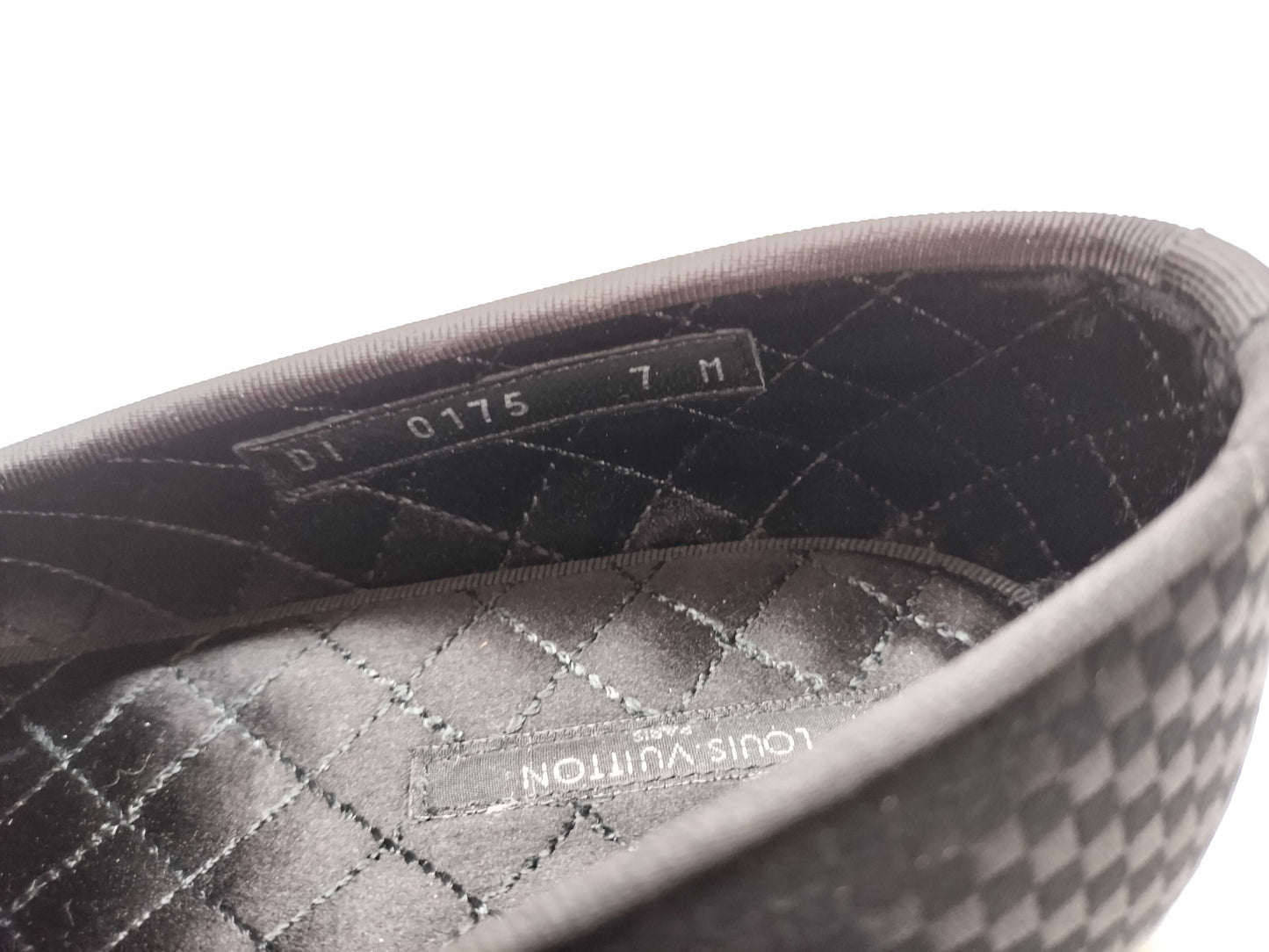 LOUIS VUITTON Damier LV size 7 business shoes