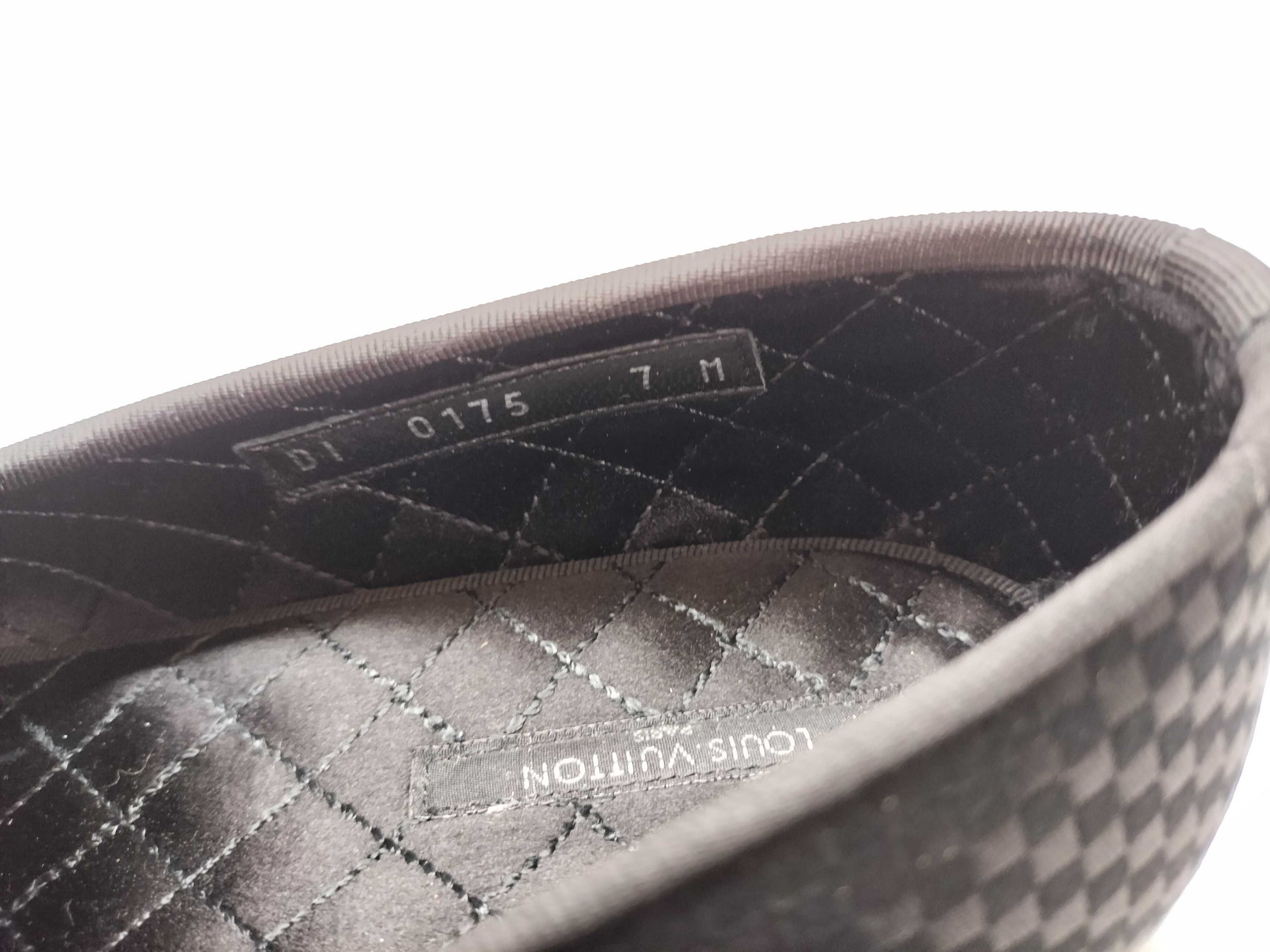 LOUIS VUITTON Damier LV size 7 business shoes