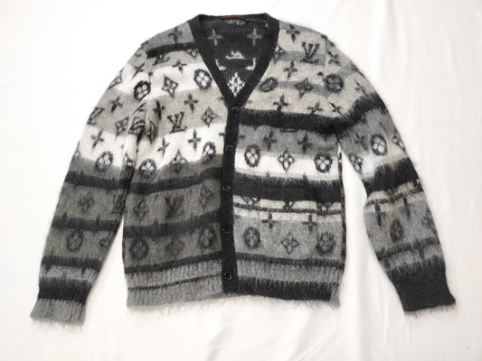 LOUIS VUITTON 24SS Mohair Cardigan Monogram Cardigan