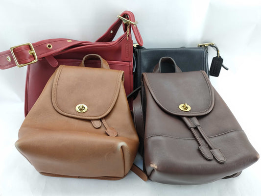 COACH Turnlock Legacy Backpack and Shoulder Bag Set