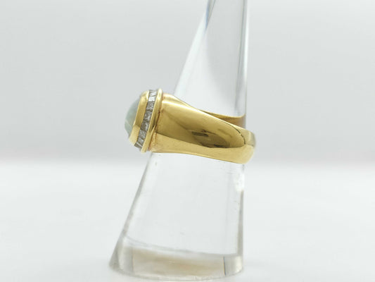 Opal and Diamond 18K 9.7g Ring 
