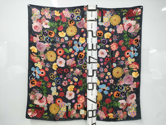 (10462_0163) GUCCI Scarf Floral Scarf
