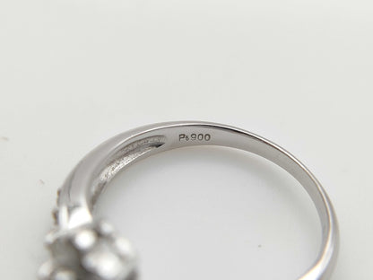 D0.30ct Pt900 3.5g Ring 