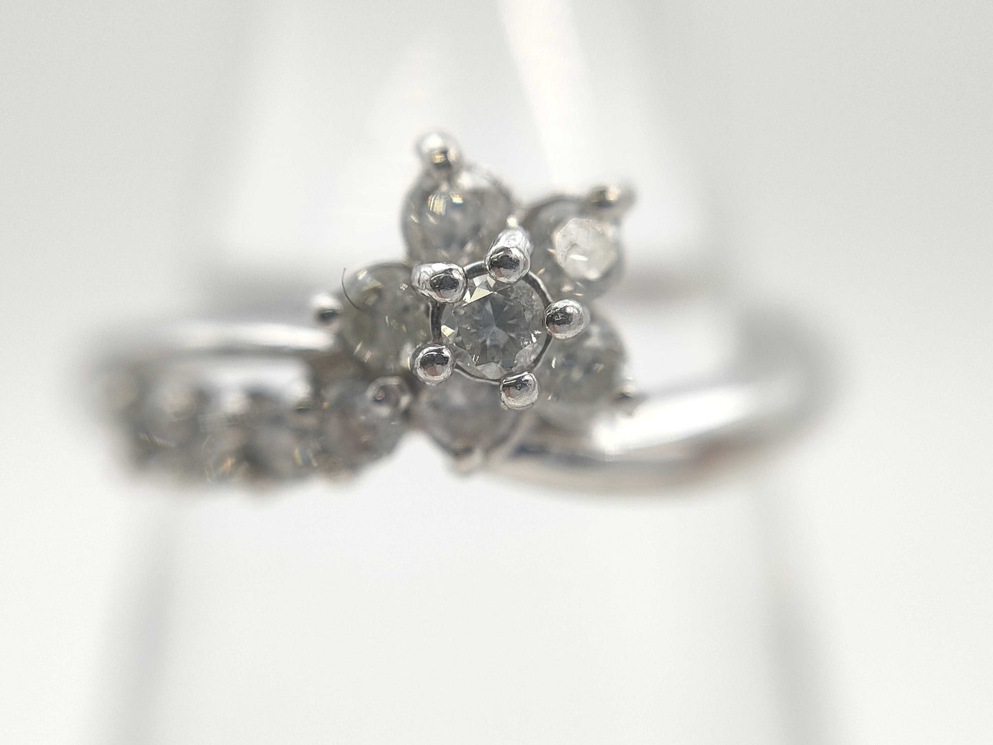 D0.30ct Pt900 3.5g Ring 
