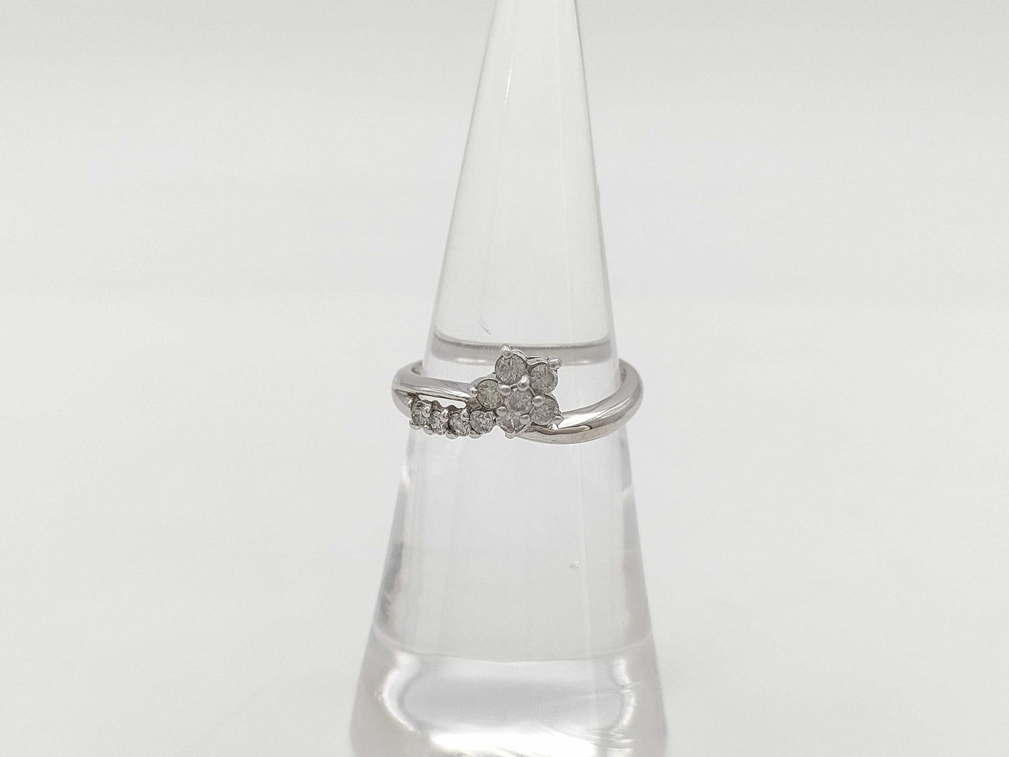 D0.30ct Pt900 3.5g Ring 