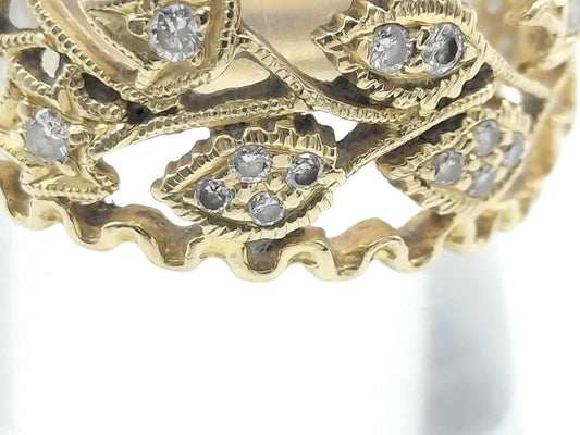 D0.32ct K18 5.9g Ring 
