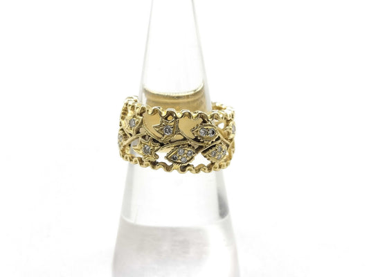 D0.32ct K18 5.9g Ring 