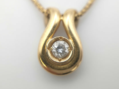 D0.10ct 750 4.0g Necklace 