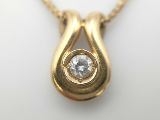 D0.10ct 750 4.0g Necklace 
