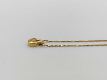 D0.10ct 750 4.0g Necklace 