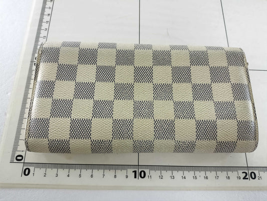 LOUIS VUITTON Damier Azur N61735 Portefeuille Sarah Wallet