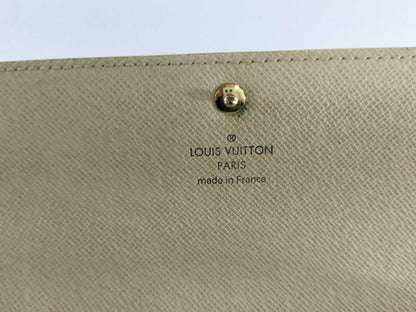 LOUIS VUITTON Damier Azur N61735 Portefeuille Sarah Wallet