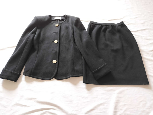 Yves Saint Laurent Women's Black Rhinestone Button Set Other Apparel