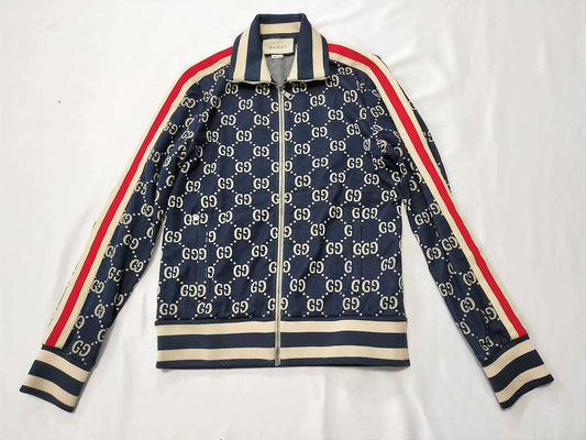 GUCCI Jacquard Track Jacket M Jacket