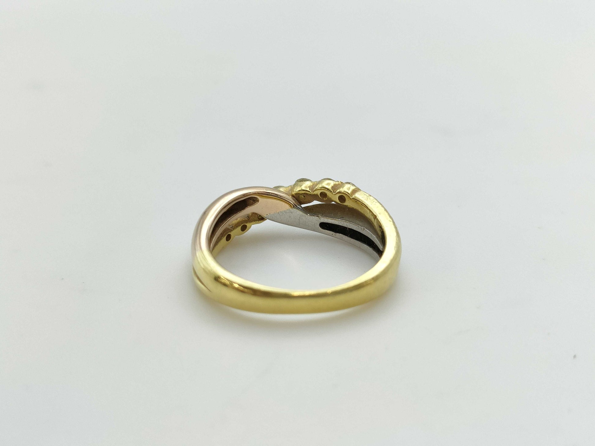 D0.25ct K18/Pt900 4.5g Ring 