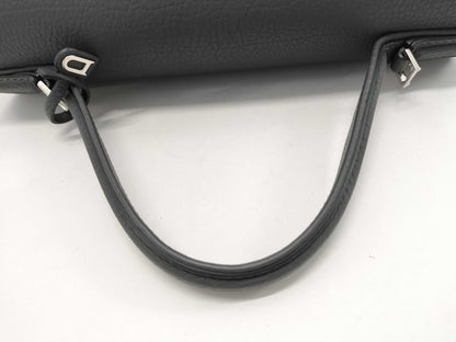 Delvaux MM/Gray Handbag
