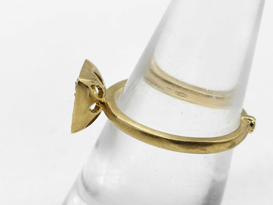 D0.17ct K18 3.5g Ring 