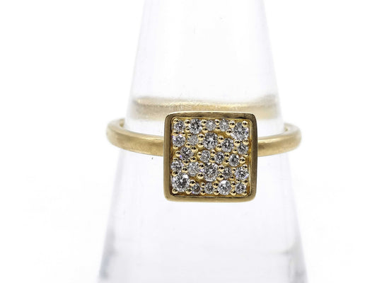 D0.17ct K18 3.5g Ring 